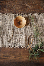 Load image into Gallery viewer, Large Raw Linen Ritual Mat