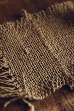 Load image into Gallery viewer, Small Raw Linen Ritual Mat