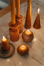 Load image into Gallery viewer, Organic Beeswax Candles - Ball & Ellipse