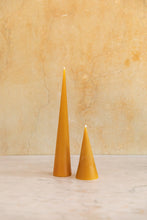Load image into Gallery viewer, Organic Beeswax Candles - Double Cone
