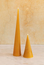 Load image into Gallery viewer, Organic Beeswax Candles - Double Cone