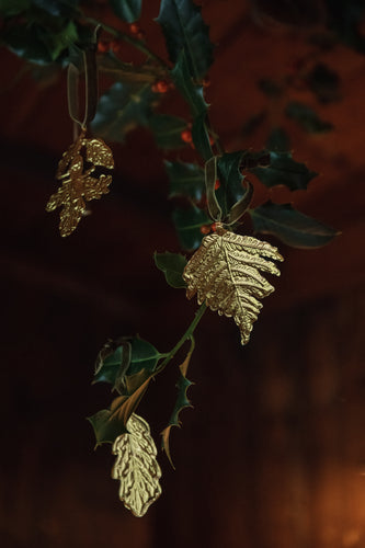 Set of 3 Leaf Decorations