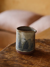 Load image into Gallery viewer, Red Clay Jug in White &amp; Blue Brushwork