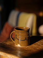 Load image into Gallery viewer, Ceramic Mug in Umber with Oxide Loops