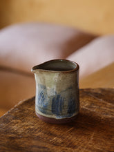 Load image into Gallery viewer, Red Clay Jug in White &amp; Blue Brushwork