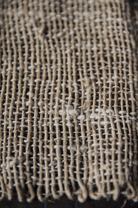 Large Raw Linen Ritual Mat
