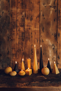 Organic Beeswax Candle Set - Fudge & Friends
