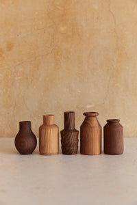 Wood Dry Bud Vase